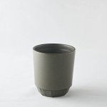 深山(miyama.) plant pot-プラントポット-L ブラウンマット[美濃焼]