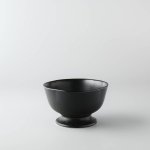 深山(miyama.) pote-ポテ- デザートボウル 鉄黒[美濃焼]