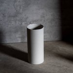 晋山窯ヤマツ ground vase L 250 [Crunch] (高さ:25cm)[美濃焼]