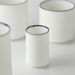 深山(miyama.) White Line-ホワイトライン- mini cup 45[美濃焼]