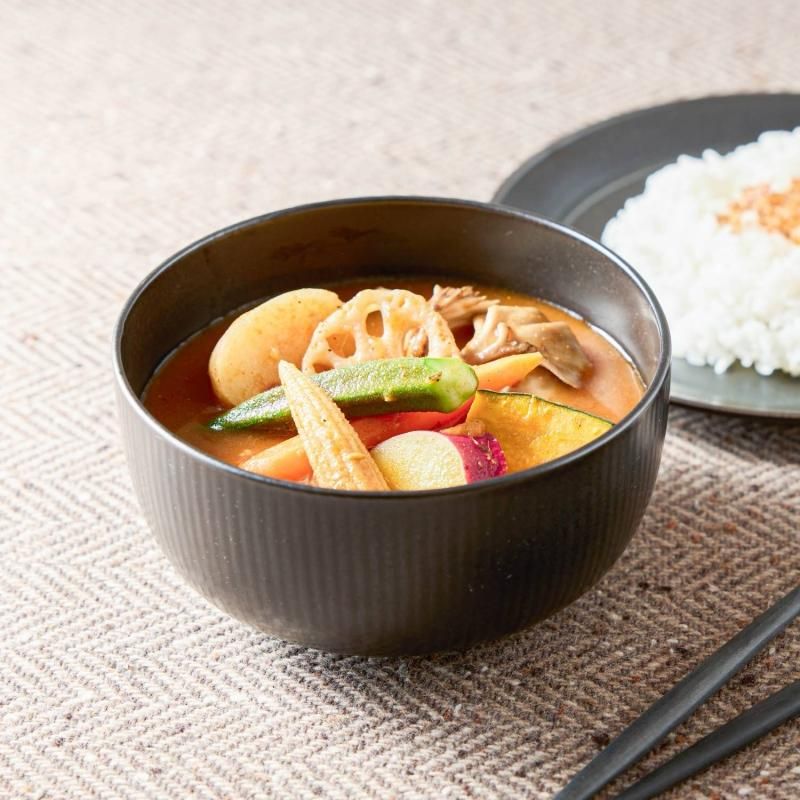 深山(miyama.) スープのカレー皿 スープボウル ブラック(ラッカ