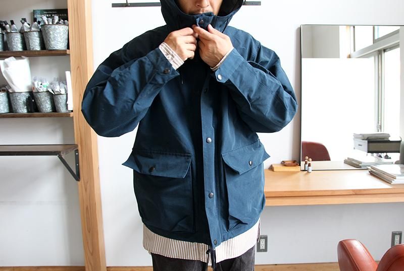 ENDS and MEANS/エンズアンドミーンズ Sanpo Jacket (Smoke Navy) ENDS and MEANS/エンズアンドミーンズ Sanpo Jacket (Smoke Navy)