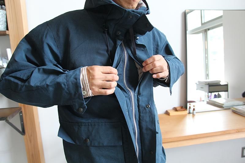 ENDS and MEANS/エンズアンドミーンズ Sanpo Jacket (Smoke Navy) ENDS and MEANS/エンズアンドミーンズ Sanpo Jacket (Smoke Navy)