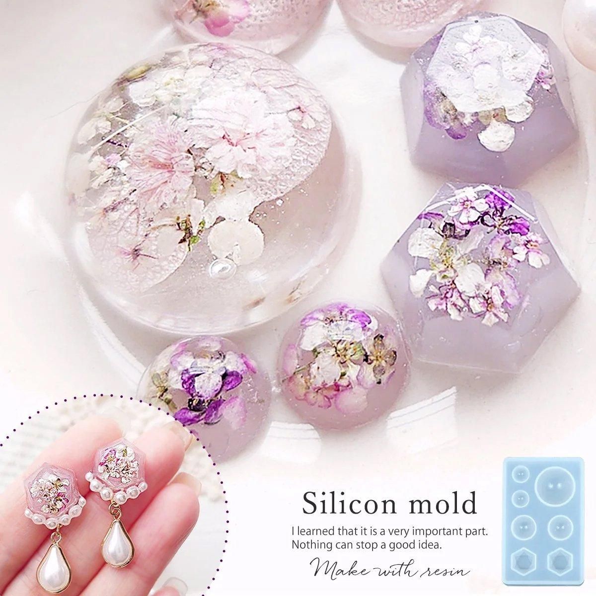 UVレジン アクセサリー作り シリコンモールド ハンドメイド