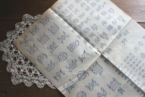 お急ぎ便不可 イギリスアンティーク 刺繍図案 アルファベット 雑貨 本店 Uvレジン材料 ハンドメイド用パーツ専門店 隠れ工房 Green Ocean