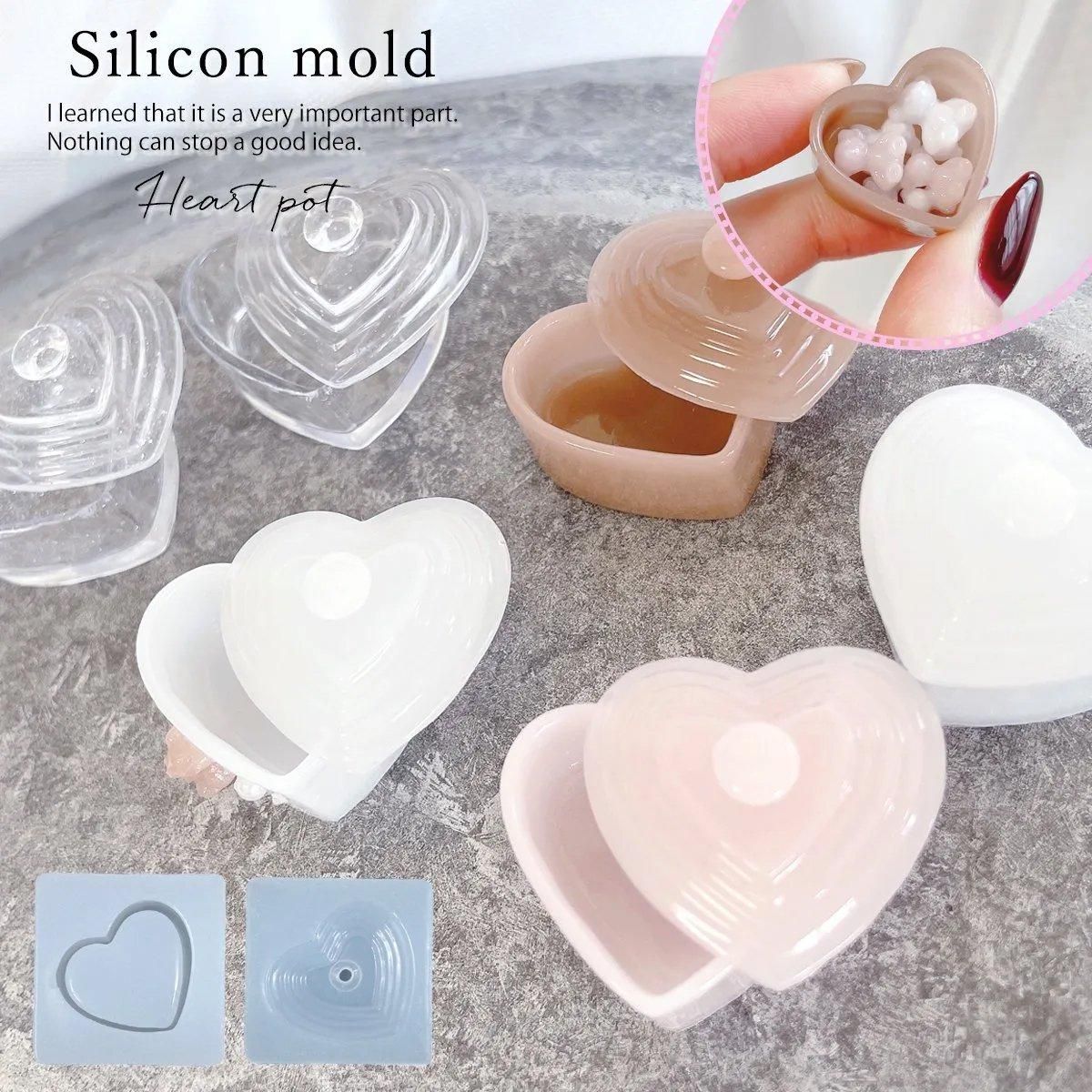 いちごハート うさぎちゃんレジンヘアゴム