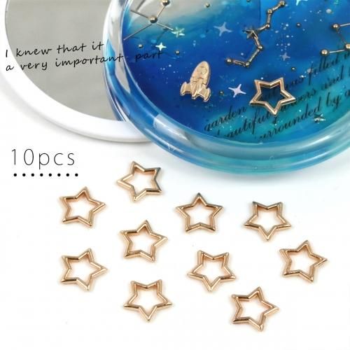Gold Star Charms Gold Stars Star Charms 10 pcs