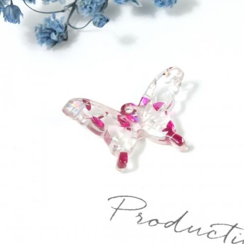 ホロ入り立体バタフライ 手作り雑貨屋 雑貨好きによる雑貨好きのためのお店 隠れ工房 Green Ocean