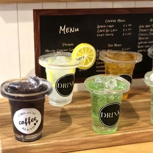 作品に貼れる♪立体ミニチュアカフェラベルシート- 手作り雑貨屋