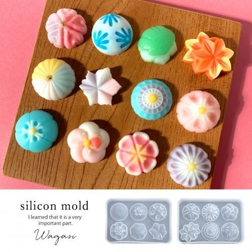 6種のフラワーカボション 本物みたいな和菓子がつくれちゃう 手作り雑貨屋 雑貨好きによる雑貨好きのためのお店 隠れ工房 Green Ocean 6種のフラワーカボション 本物みたいな和菓子がつくれちゃう 手作り雑貨屋 雑貨好きによる雑貨好きのためのお店 隠れ工房 Green Ocean