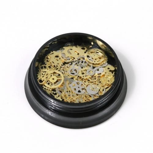 デザイン革タグ☆タグチャーム☆スチームパンク☆ビンテージ風•①☆2個セット レジンセール】 レジン材料 『スチームパンク (金属パーツ) TSP