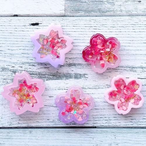 桜のカシャカシャ シリコンモールドｰ* オマケがたくさんついて