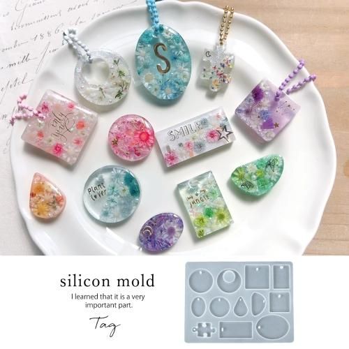 12種のタグ 幾何学ミックスｰ* オマケがたくさんついてくるパーツ屋さん