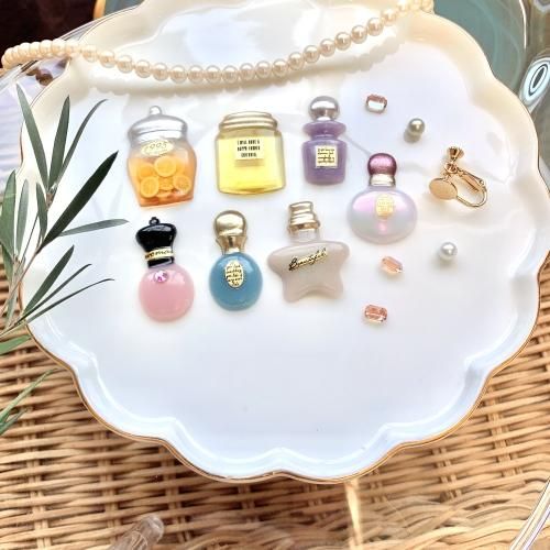 ミニチュア香水瓶風★カニカンチャーム　セット ミニチュア香水瓶風☆カニカンチャーム セット 楽天市場