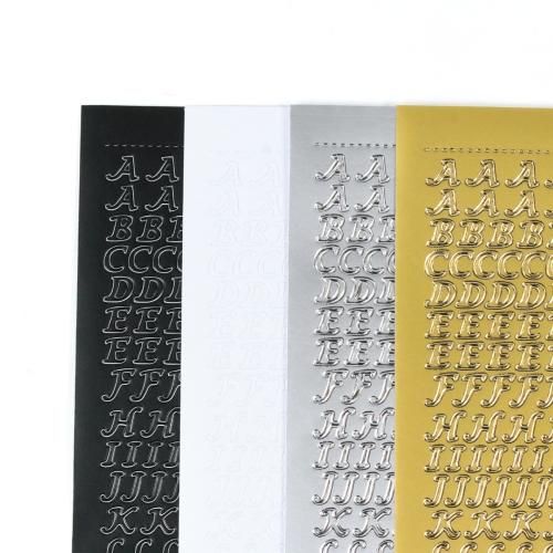 希少 黒入荷！ 大容量アルファベットシール Cタイプｰ* オマケがたくさんついて ネイルアート用品(筆など)