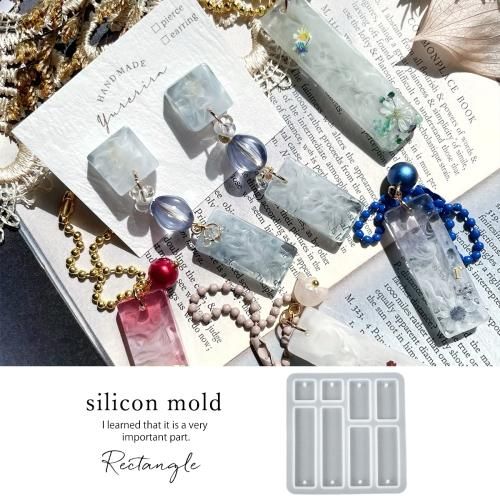 四角MIX カンあり シリコンモールドｰ* オマケがたくさんついて