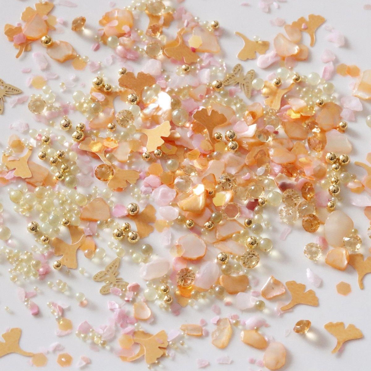 レジンアクセサリー　No.152 銀杏 GreenOceanオリジナルブレンド♪《No.152》 - 手作り雑貨屋