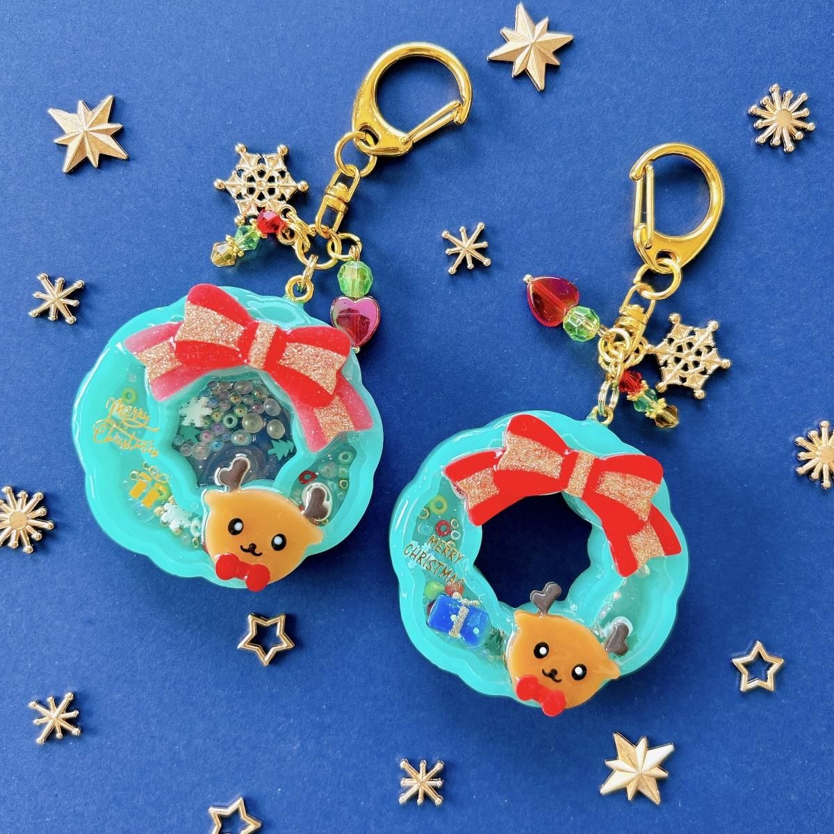 クリスマスリースのカシャカシャー* オマケがたくさんついてくるパーツ