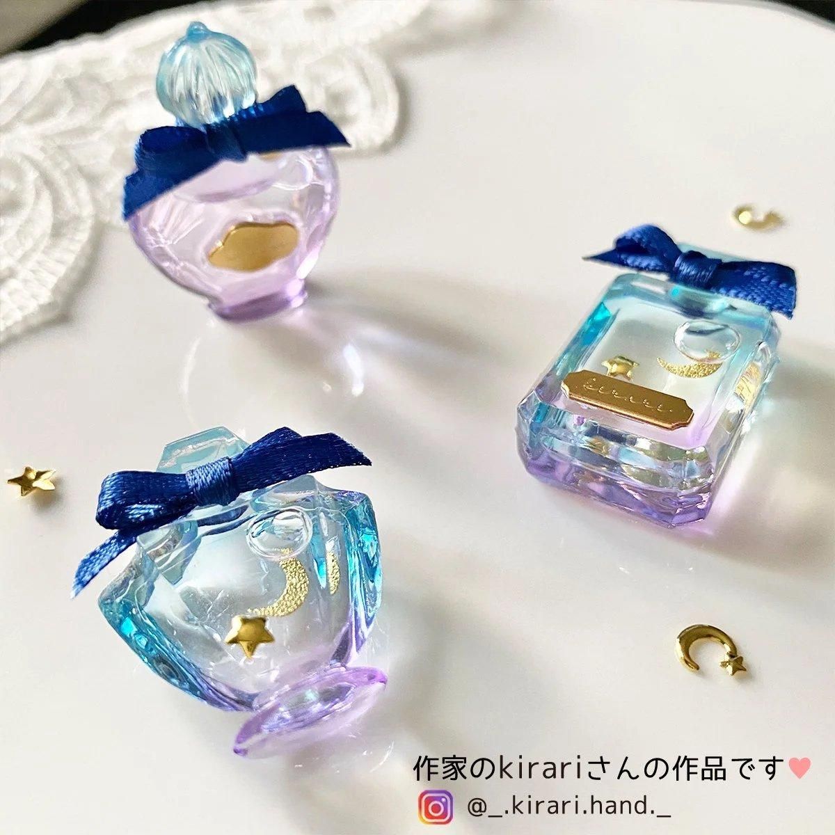 液体が入れられる♪ミニ香水瓶 シリコンモールドー* オマケが 液体が入れられる♪ミニ香水瓶 シリコンモールドー* オマケが