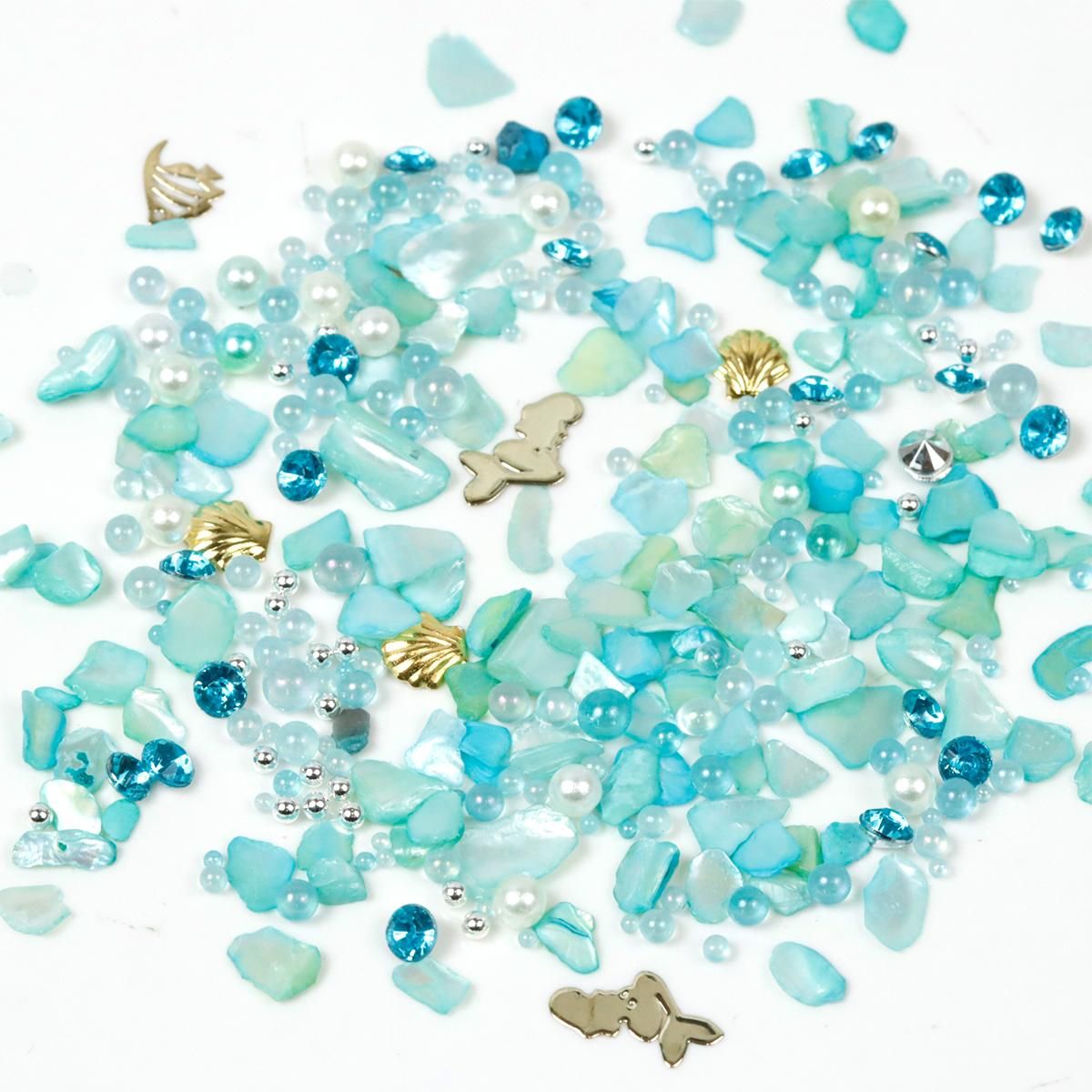 No 747★海模様レジンヘアアクセサリー★٩(๑❛ᴗ❛๑)۶ No 747☆海模様レジンヘアアクセサリー☆٩(๑❛ᴗ❛๑)۶