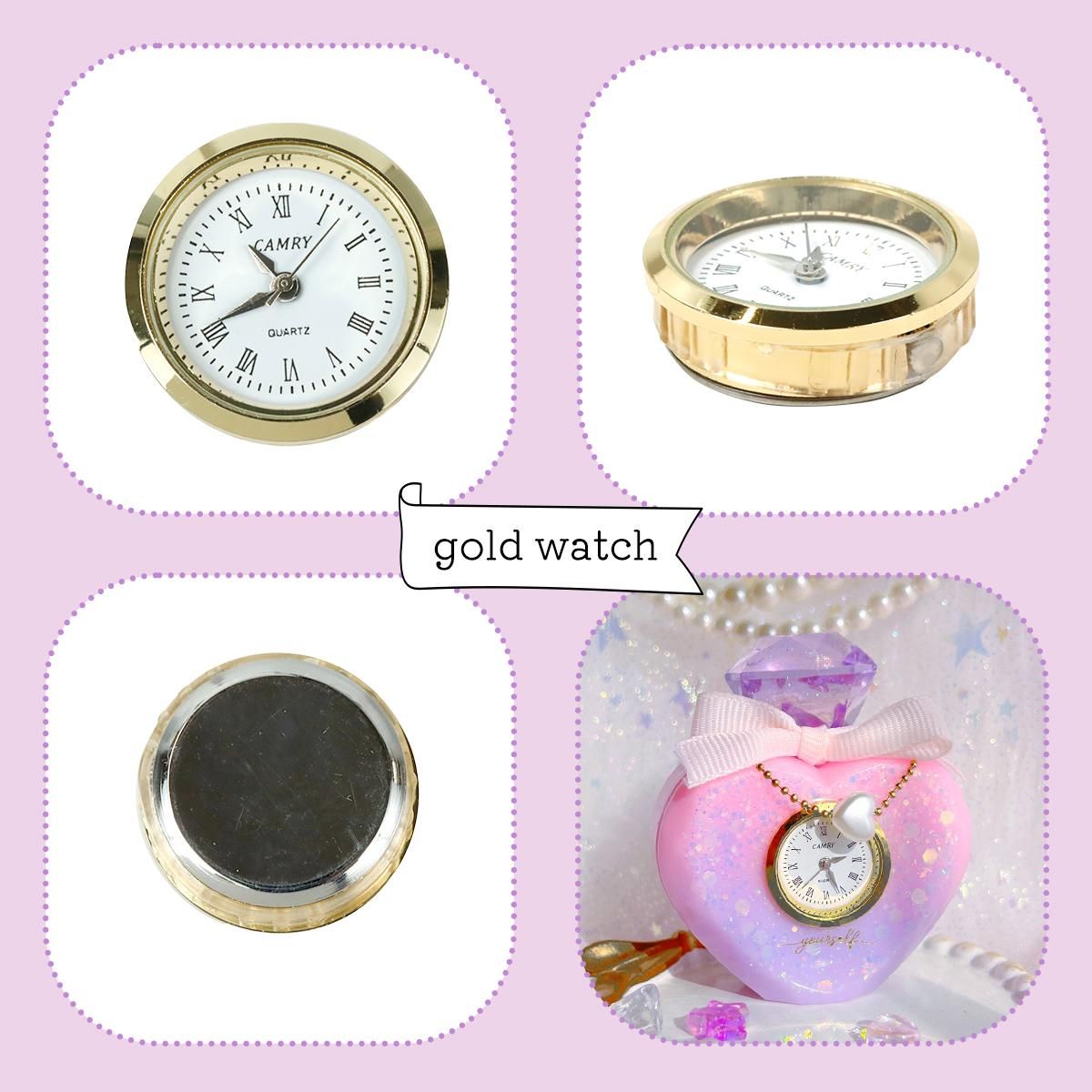 ディスプレー時計　ハンドメイド ｰ* オマケがたくさんついてくるパーツ屋さん* 隠れ工房 green ocean