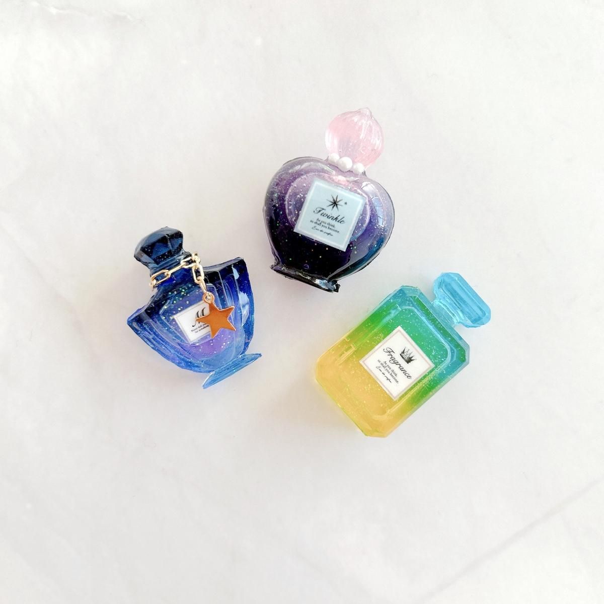 香水瓶  ぷっくり  シール 香水瓶 フレークシール シール・ステッカー haruiro 通販