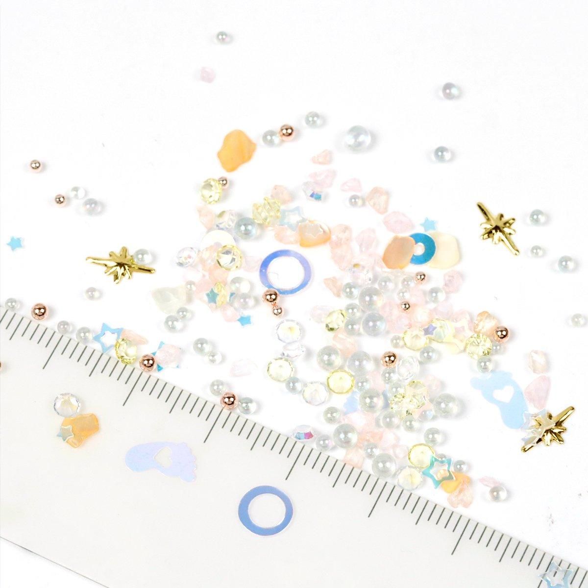 レジンアクセサリー　No.124 天使の足跡 GreenOceanオリジナルブレンド♪ No.124- 手作り雑貨屋