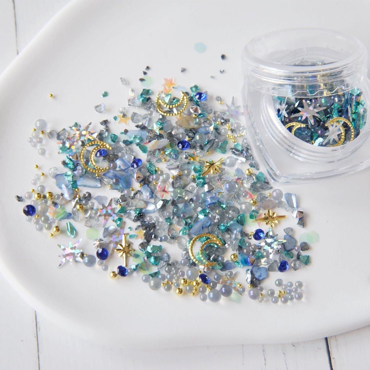 ミントグリーンボタニカル調ラウンドレジンヘアゴム ミントグリーンボタニカル調ラウンドレジンヘアゴム