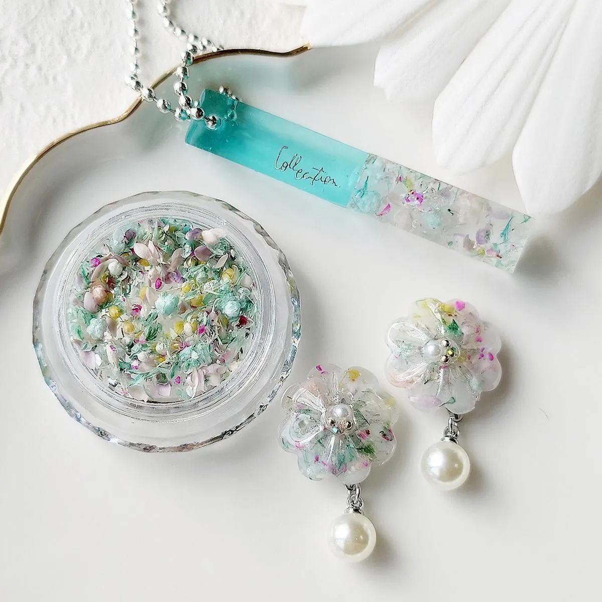 国産 花びらのカケラMIX プリザーブドフラワー《選べる18色》- 手作り