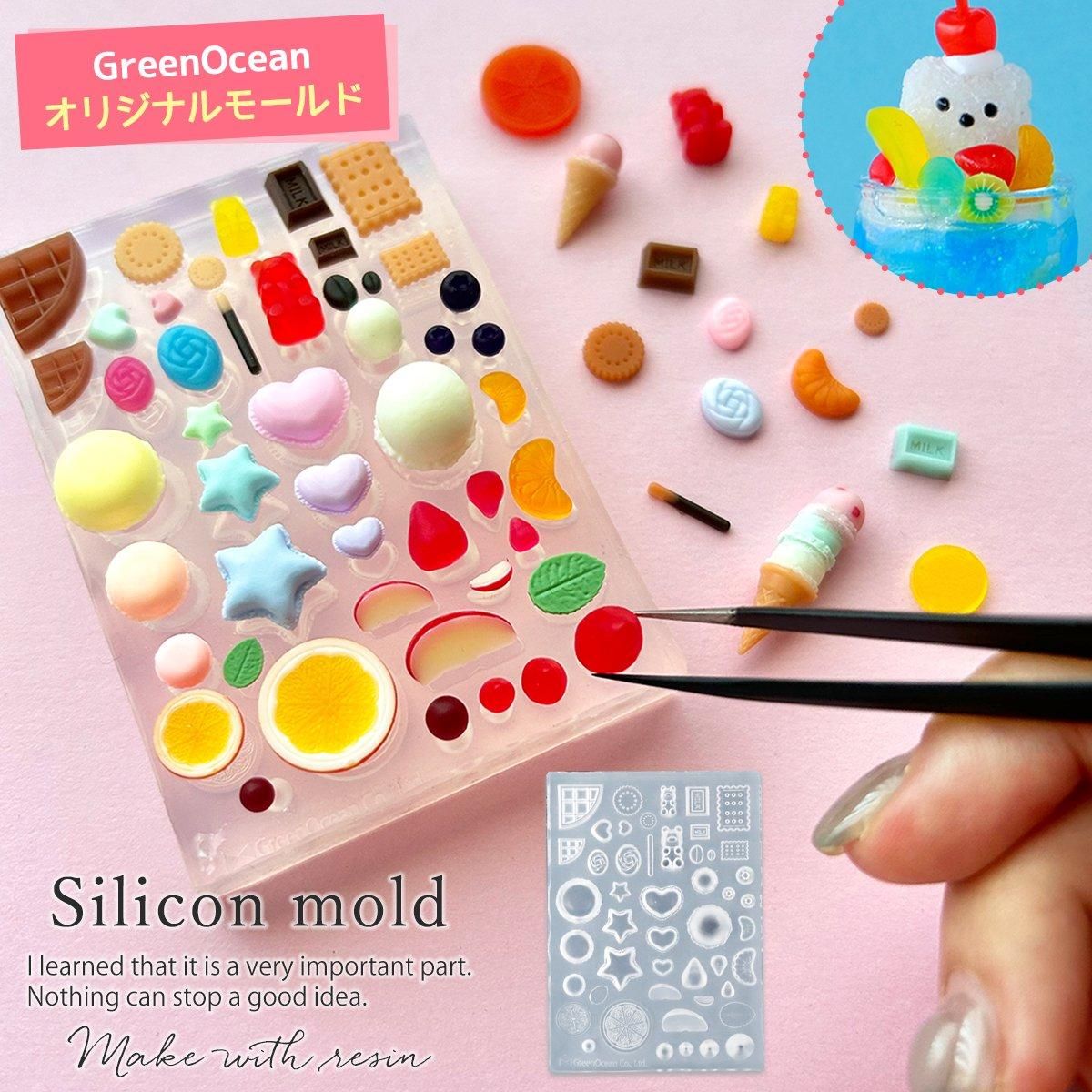 レジン、樹脂粘土用モールド詰め合わせ レジン、樹脂粘土用モールド詰め合わせ