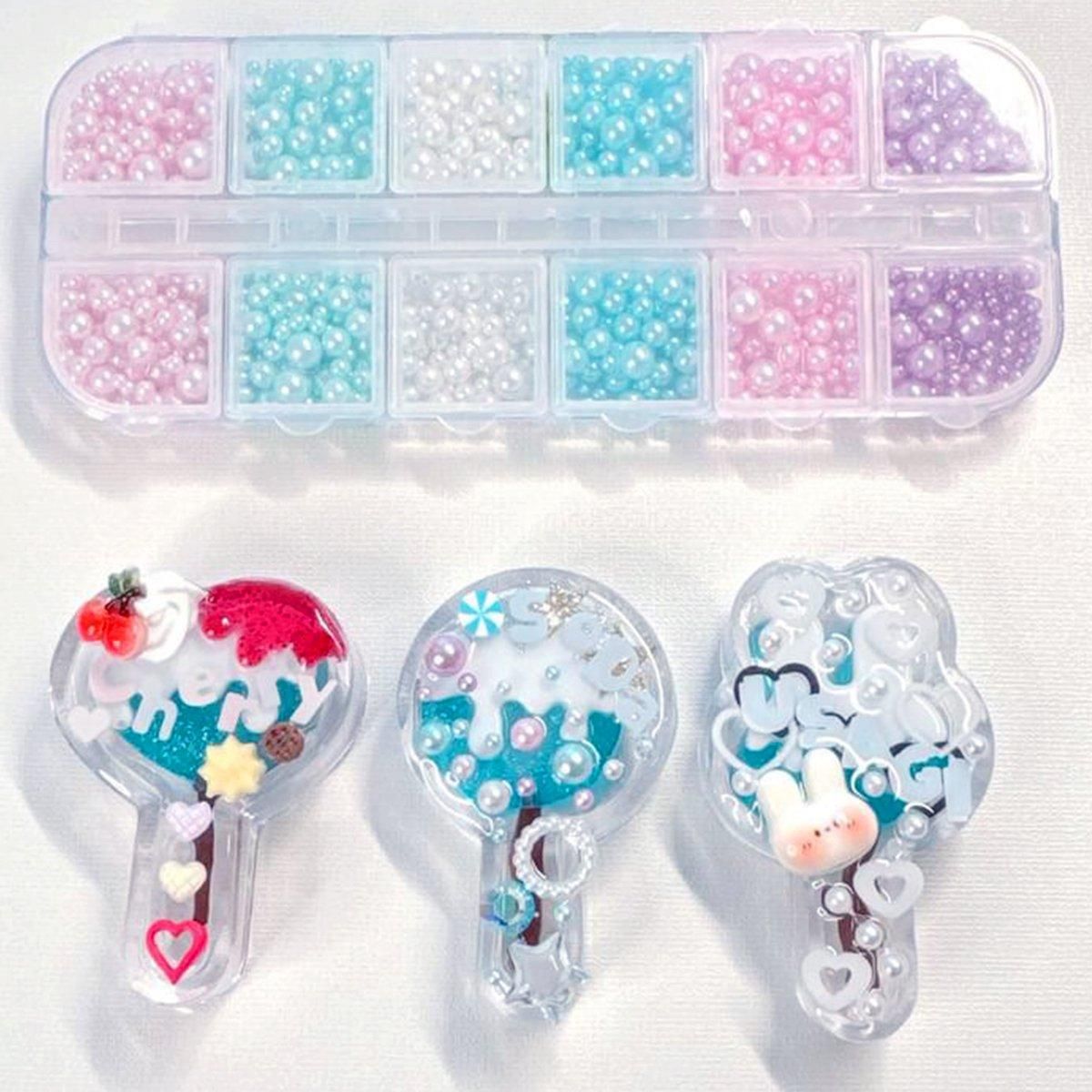 穴なしパール夢色MIX ｰ* オマケがたくさんついてくるパーツ屋さん