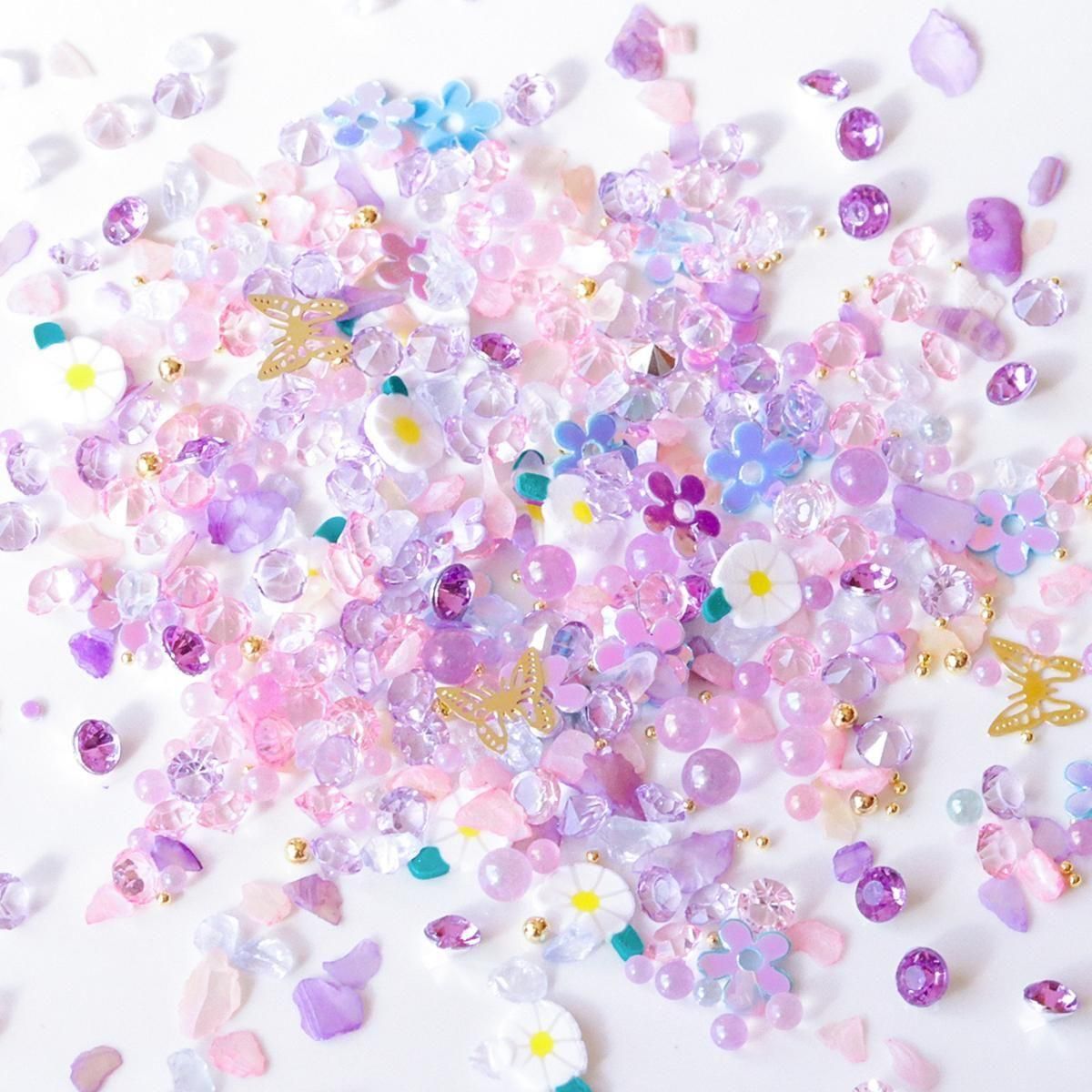 レジン　ハンドメイド　248 How to make tortoiseshell-style parts and tips/cursive