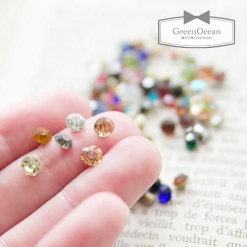 幸運☆レモン＆チェリー 天然石 ミニL判サイズ ステンドグラス風！／アンティーク 幸運☆レモン＆チェリー 天然石 ミニL判サイズ ステンドグラス風