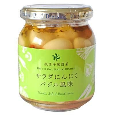 瓶詰洋風惣菜 サラダにんにく バジル 信州白樺湖 マンモスおみやげセンター 瓶詰洋風惣菜 サラダにんにく バジル 信州白樺湖 マンモスおみやげセンター