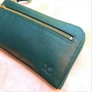 L型長財布（濃い緑)