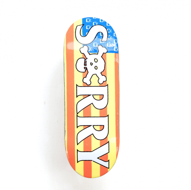 BerlinWood X-Wide LOW 33,3mm "BR x Sorry"【5PLY】 - HOODED【指スケ専門店・指スケ製造メーカー】 FINGERBOARD STORE