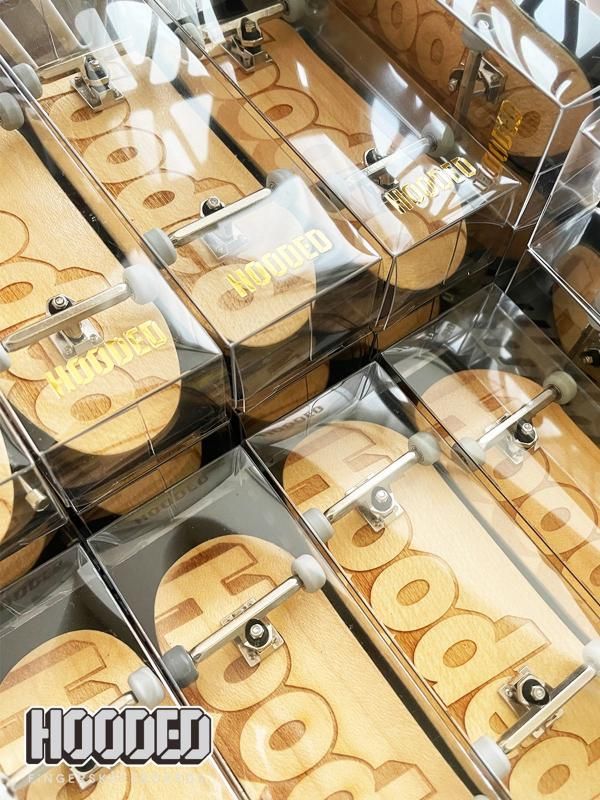 HOODED FINGERBOARD | ウッドエングレービング - HOODED【指スケ
