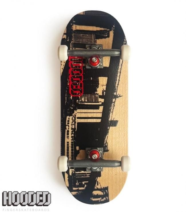 HOODED✖️BLACK  指スケ Hooded starter complete | Matte Black - HOODED【指スケ専門店