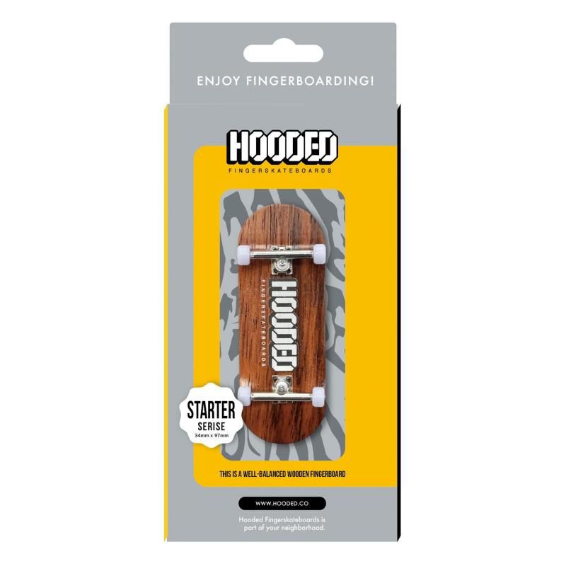 HOODED✖️BLACK  指スケ Hooded starter complete | Matte Black - HOODED【指スケ専門店