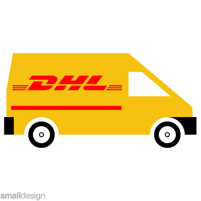 Dhl Tシャツ 黄色がかわいい配送車 暮らしを楽しくする ほんの 小さな デザイン スモールデザイン 東京 吉祥寺