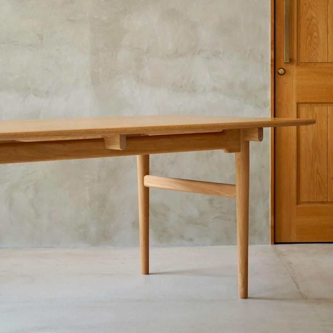 展示品販売】CH327 ダイニングテーブル（オーク材 / ホワイトオイル