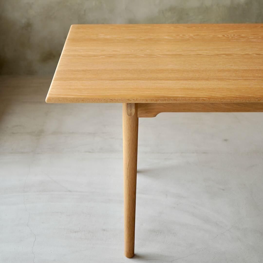 展示品販売】CH327 ダイニングテーブル（オーク材 / ホワイト