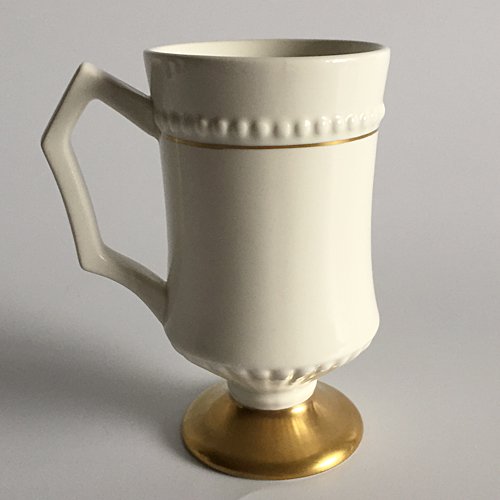 Vintage gold footed mug ビンテージ　ゴールドマグ