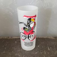 【Vintage】1950's Frost Painted Glass フロストペイントグラス 3