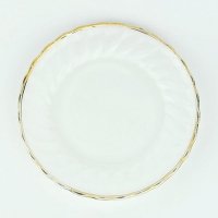 【American Vintage】Fireking Plate ファイヤーキング ゴールドリム ホワイトシェルプレート　from Portland<img class='new_mark_img2' src='https://img.shop-pro.jp/img/new/icons12.gif' style='border:none;display:inline;margin:0px;padding:0px;width:auto;' />