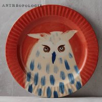 【Anthropologie】The Farm Dessert Plate owl プレート　<img class='new_mark_img2' src='https://img.shop-pro.jp/img/new/icons60.gif' style='border:none;display:inline;margin:0px;padding:0px;width:auto;' />