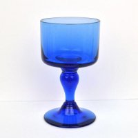【American Vintage】Blue Goblet ブルーのゴブレット from San Francisco