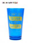 ѥȥ饹 Pint glass Get Awesome