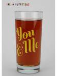 ץȥϥܡ륰饹Print Highball Glass you&me