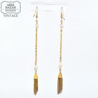 【American Vintage】Earrings　ヴィンテージピアス　Gold Chain  from Los Angeles